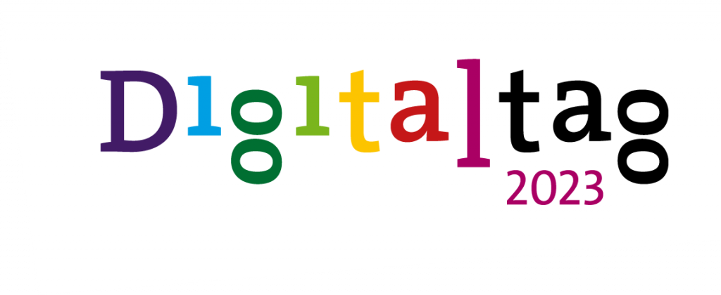 Buntes Logo des Digitaltages 2023