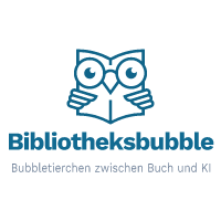 Bucheule von Bibliotheksbubble - Logo